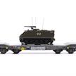 PIKO 96281 SBB Panzertransportwagen Slmmps 001-5, mit M113, Ep. VI - H0 (1:87) | Bild 1