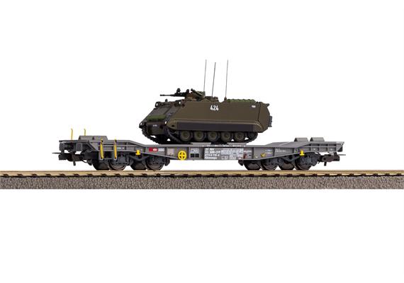 PIKO 96697 SBB Panzertransportwagen SBB Ep.V, mit M113 - H0 (1:87)