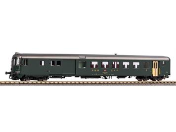 PIKO 96752 SBB Steuerwagen BDt 914-1 EW II grün mit alter Schrift DC - H0 (1:87)