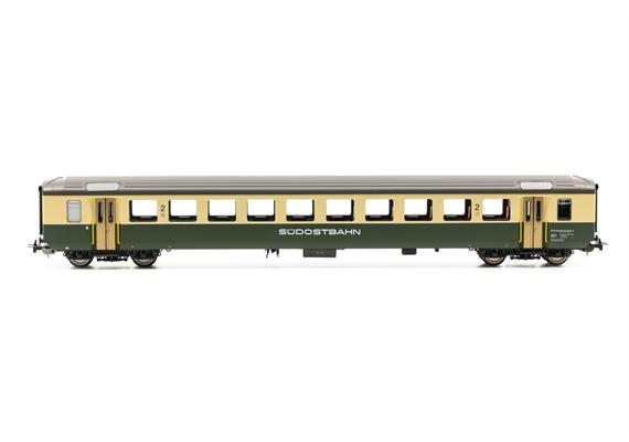 PIKO 96775 SOB 3 Personenwagen EW I 2. Klasse mit Mittelschrift, Ep. V. DC - H0 (1:87) | Bild 4