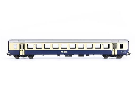 PIKO 96793 BLS Personenwagenset EWI 1 x A, 2 x B, AS-türen, Omegalogo, 3teilig, DC, H0 | Bild 4