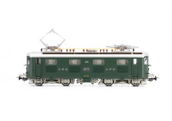 PIKO 96881 SBB E-Lok Re 4/4 I 1.Serie 401 grün Ursprung,DCS Ep III - H0 (1:87) | Bild 3