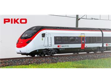 PIKO 97234 SBB Triebzug Giruno "Thurgau" 5- teil. RABe 501 008 EpVI, ACS - H0 (1:87)