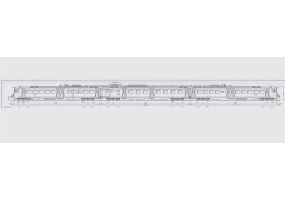 PIKO 97250 SBB Triebzug RABDe 12/12 3-teilig MIRAGE, rot, Ep. III, DC, analog - H0 | Bild 3