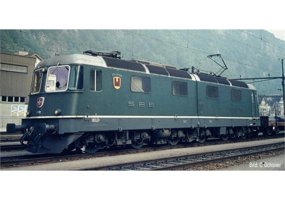 PIKO 97490 SBB E-Lok Re 6/6 Prototyp 11601 "Wolhusen" grün, DC 2L, analog - H0 (1:87)