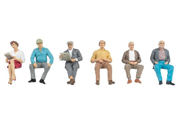 POLA 331503 6 sitzende Waggon-Reisende III - Spur G | Bild 1