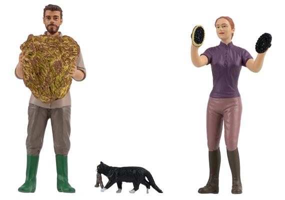 POLA 331519 Pferdepfleger und Katze - G (1:22,5)