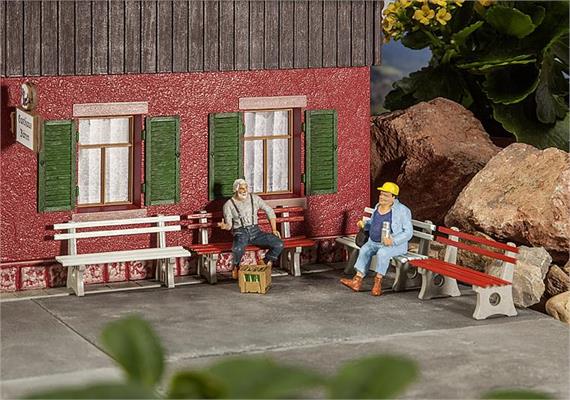 Pola 333221 4 Parkbänke - G (1:22,5)