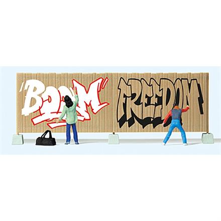 Preiser 10334 Graffiti-Künstler - H0 (1:87)