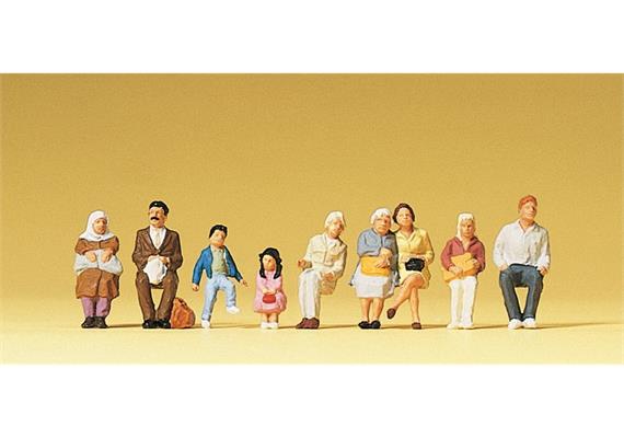 Preiser 10385 Sitzende Fahrgäste für Bus und Bahn, Kinder - H0 (1:87)