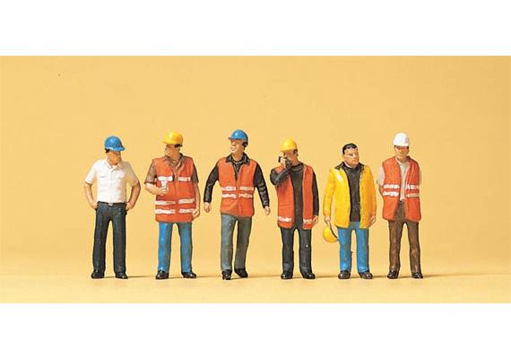 Preiser 10420 Arbeiter mit Warnweste - H0 (1:87)
