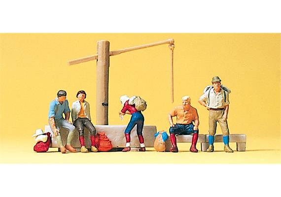 Preiser 10441 Am Dorfbrunnen HO