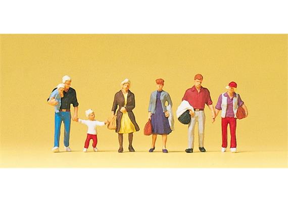 Preiser 10517 Gehende Reisende - H0 1:87