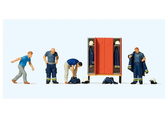 Preiser 10642 Feuerwehrmann in moderner Einsatzkleidung