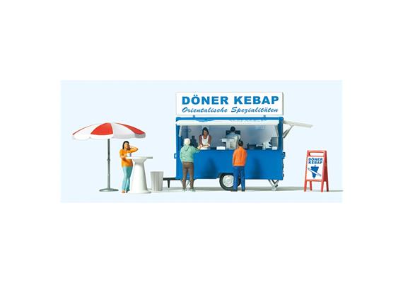 Preiser 10747 Verkaufswagen Döner Kebap - H0 (1:87)
