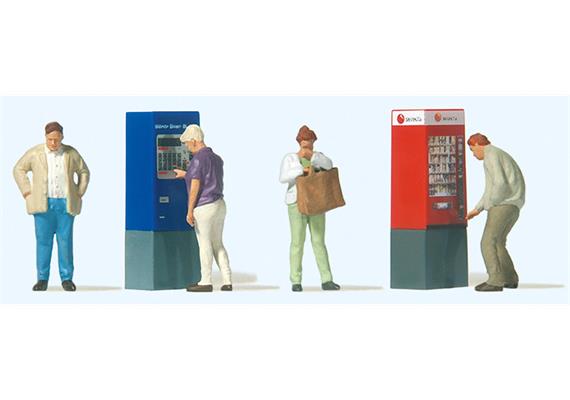 Preiser 10751 Am Automaten, H0 (1:87)