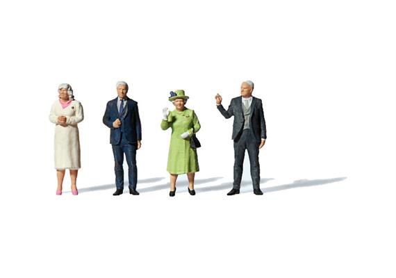 Preiser 13407 Königin Elisabeth II. Gedenkset - H0 1:87