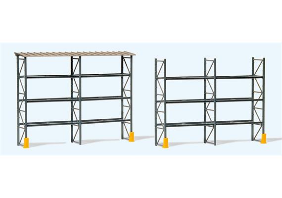 Preiser 17125 Palettenregal für 48 Paletten HO