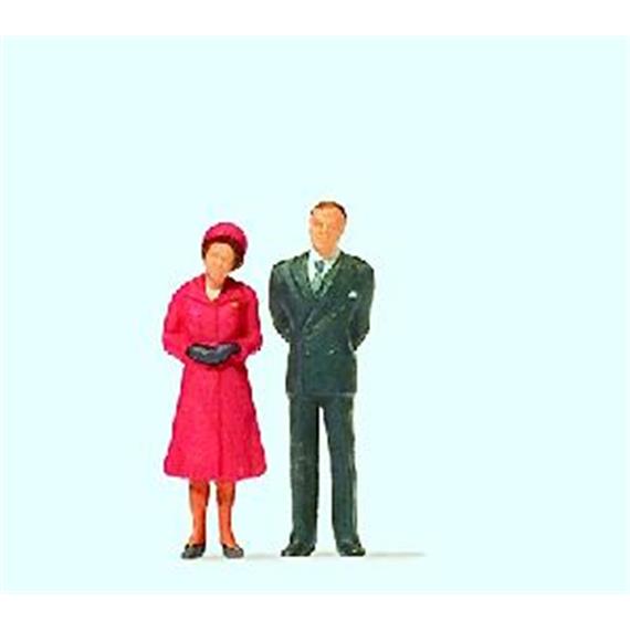 Preiser HM The Queen and Prince Philip HO