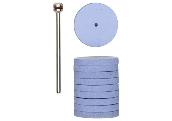 Proxxon 28 294 Elastische Silikonpolierkörper Scheibenform Ø 22 mm Rechtslauf Rundschaft | Bild 1