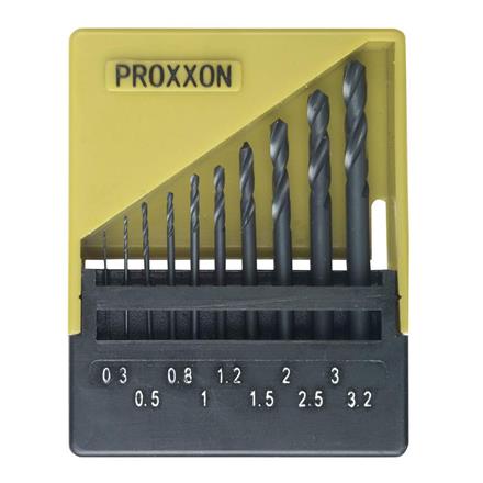 Proxxon 28 874 HSS-Spiralbohrersatz DIN 338 10-teilig (0,3 bis 3,0 mm)