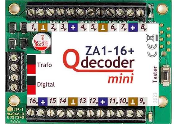 Qdecoder QD223 Lichtsignaldecoder Qdecoder ZA1-16+-mini