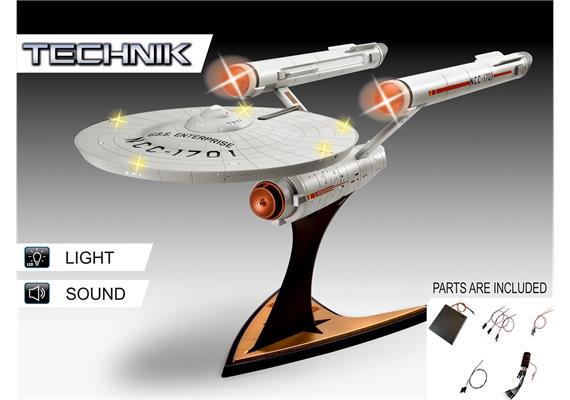 Revell 00454 USS Enterprise NCC-1701 (Star Trek), Massstab 1:600 | Bild 2