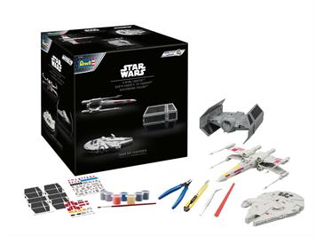 Revell 01044 Adventskalender Star Wars 2022, Massstab 1:112, 1:121, 1:241