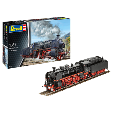 Revell 02167 Schnellzuglokomotive BR 18 505 mit Tender 2'3' T38 - Massstab 1:87