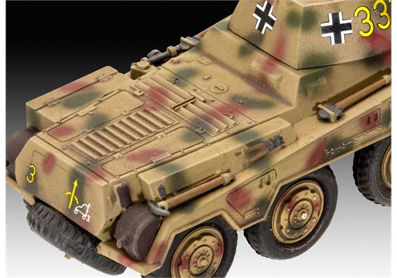 Revell 03298 First Diorama Set - Sd.Kfz. 234/2 Puma, Bausatz, Maßstab: 1:76 | Bild 2