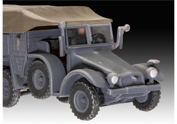 Revell 03344 Krupp Protze KFZ 69 with 3,7cm Pak - Massstab 1:76 | Bild 3