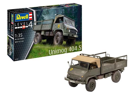Revell 03348 Unimog 404 S - Massstab 1:35 | Bild 1