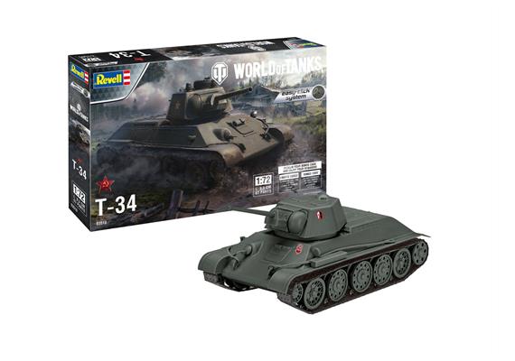 Revell 03510 T-34 -World of Tanks, Massstab 1:72 | Bild 1