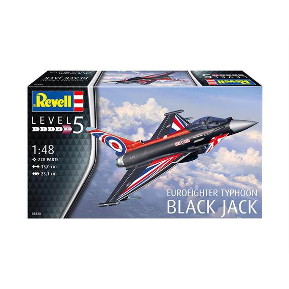 Revell 03820 Eurofighter Typhoon „Black Jack“ - Bausatz - Maßstab 1:48