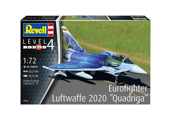 Revell 03843 Eurofighter Luftwaffe 2020 Quadriga, Maßstab 1:72 | Bild 1