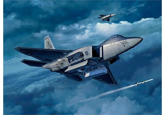 Revell 03858 Lockheed Martin F-22A Raptor - Massstab 1:72 | Bild 6