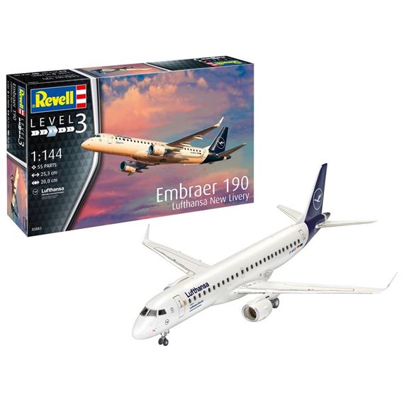 Revell 03883 Embraer 190 Lufthansa - Massstab 1:144