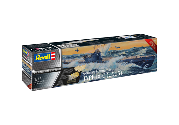 Revell 05180 German Submarine Type IX C(U505)"Platinum Edition" - Massstab 1:72 | Bild 3