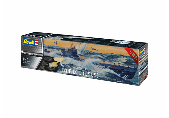 Revell 05180 German Submarine Type IX C(U505)"Platinum Edition" - Massstab 1:72 | Bild 5