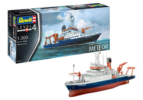 Revell 05218 German Research Vessel METEOR - Massstab 1:300 | Bild 1
