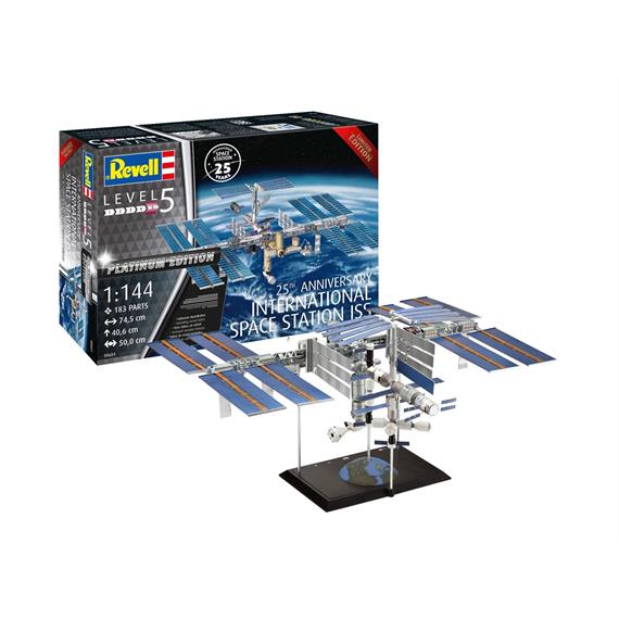 Revell 05651 Geschenkset 25. Jahrestag – ISS Platinum Edition - Massstab 1:144