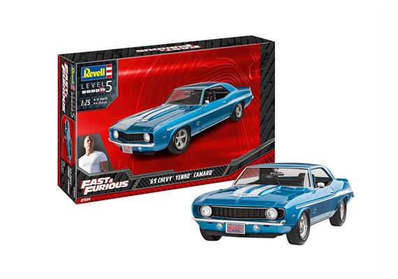 Revell 07694 Fast & Furious 1969 Chevy Camaro Yenko, Maßstab: 1:25 | Bild 1