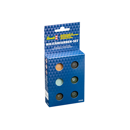 Revell 32340 Militärfarben-Set, 6 x 14 ml Email Farben
