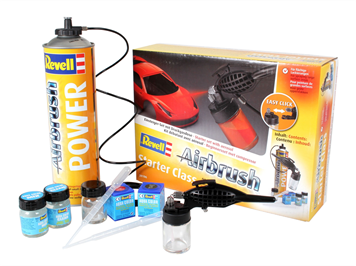 Revell 39196 Airbrush Set "Starter Class" mit Druckluftdose