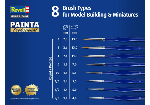 Revell 39560 Painta Professional Brushes: Basic Set | Bild 6