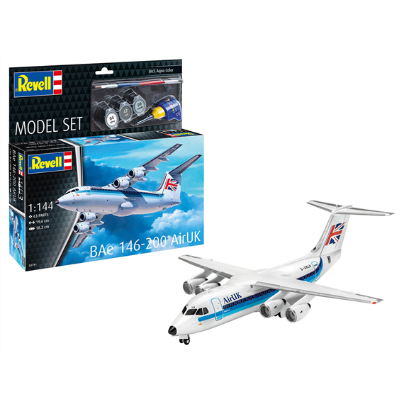 Revell 63791 Model Set BAe 146-200 “AirUK” - Massstab 1:144