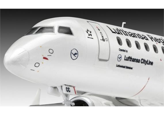 Revell 63937 Model Set Embraer 190 Lufthansa Regional 1:144 mit Farben, Leim und Pinsel | Bild 2