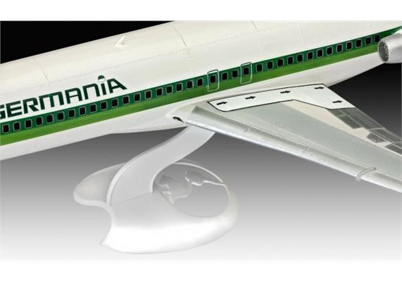 Revell 63946 Modell Set Boeing 727-100 Germania 1:144 mit Farben, Leim und Pinsel | Bild 3