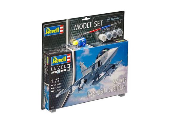 Revell 63956 Saab JAS-39D Gripen twin seater 1:72 mit Farben, Leim und Pinsel | Bild 1