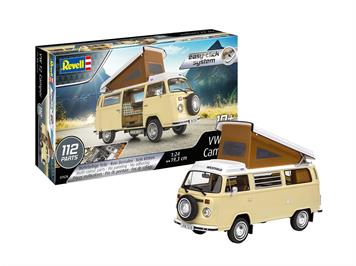 Revell 67676 VW T2 Camper, easy click, inkl. Aqua Color - Massstab 1:24